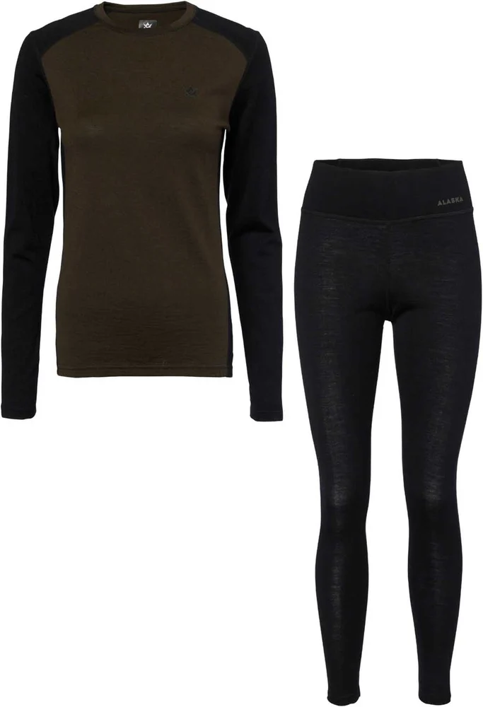Merino Ws Base Layer Set Night Green, view: 0