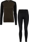 Merino Ws Base Layer Set Night Green