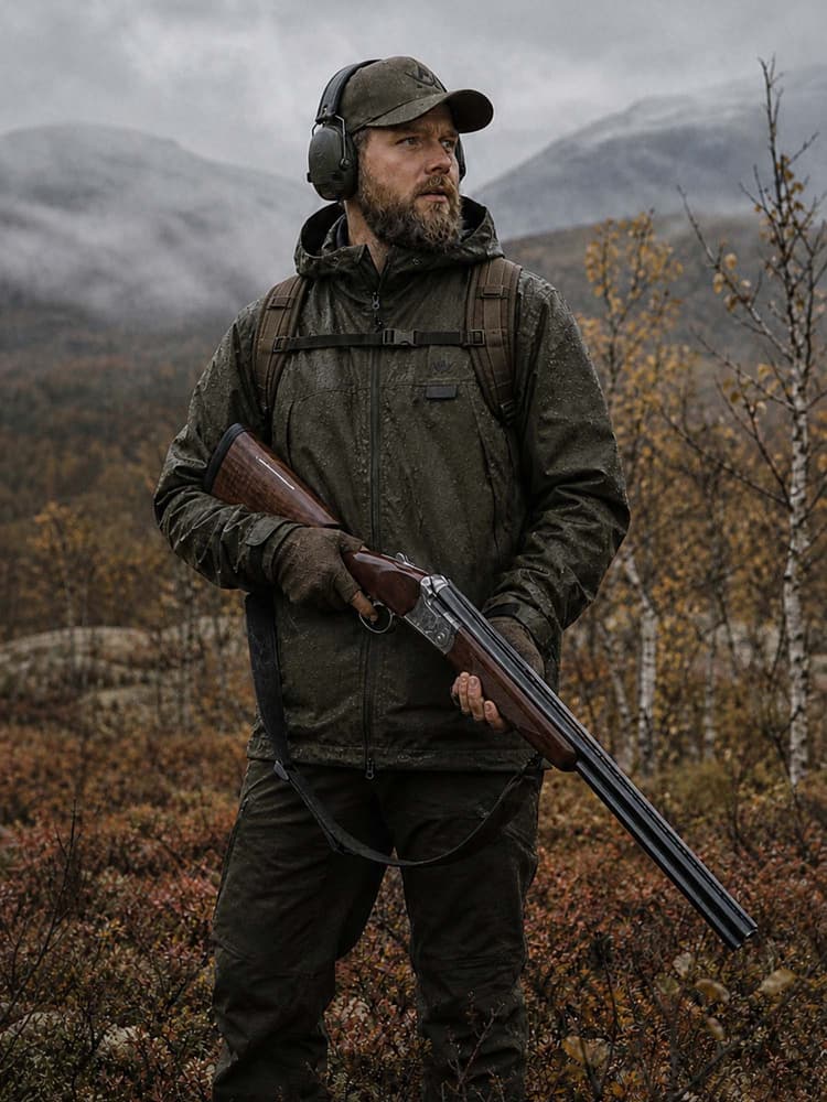 Active Hunter Ms Rain Jacket Night Green, view: 1