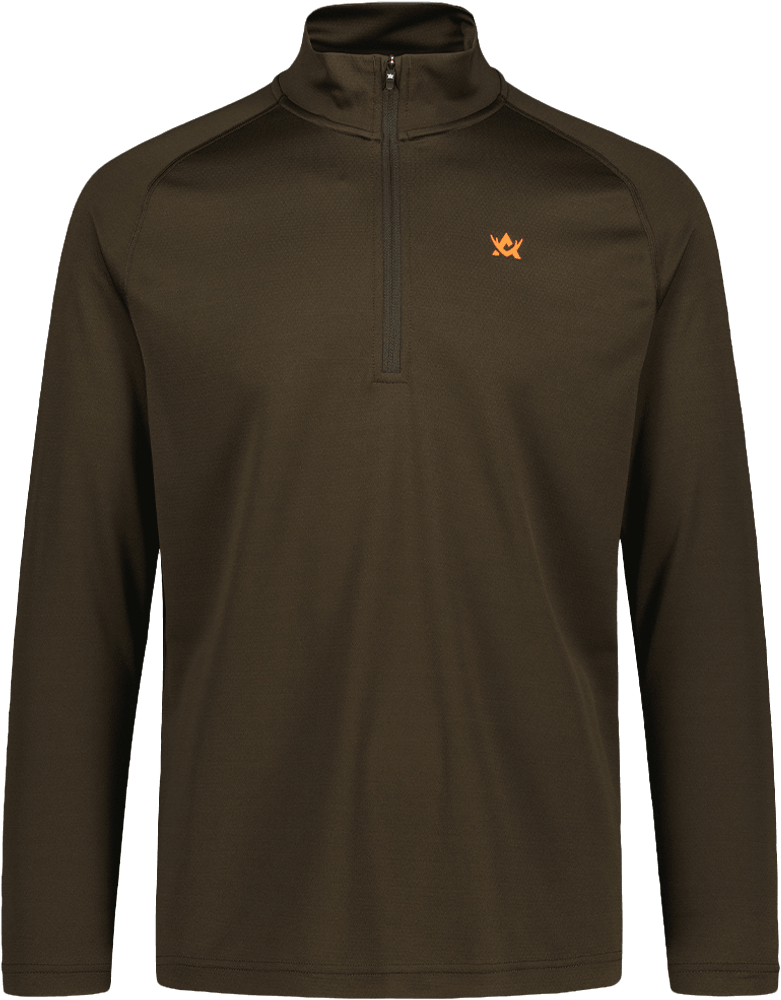 productImage: Alaska CoolDry Ms Half-Zip Top Brown