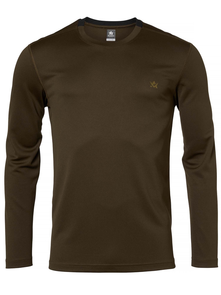 productImage: CoolDry Ms LS T-Shirt Solid Brown