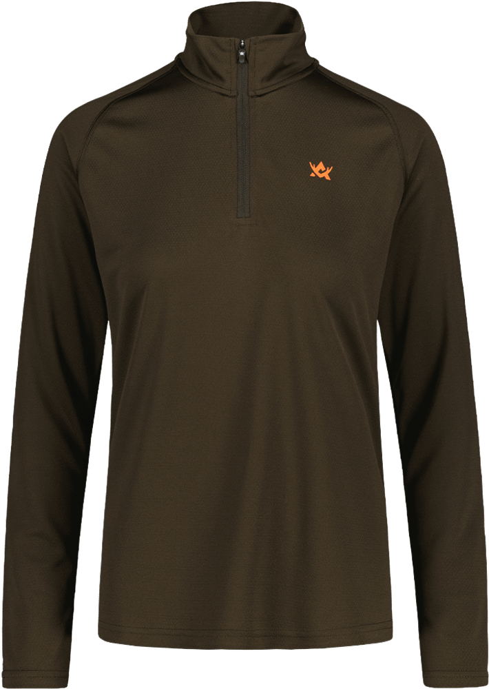productImage: Alaska CoolDry Ws Half-Zip Top, Brown