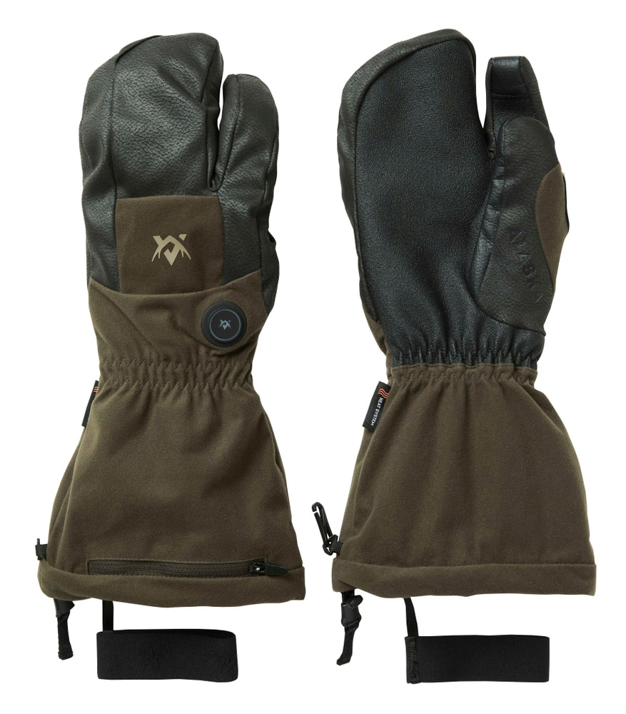 productImage: Heat System Mittens Solid Brown