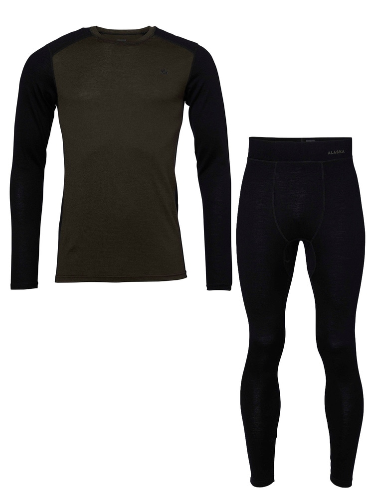 productImage: Merino Ms Base Layer Set Night Green