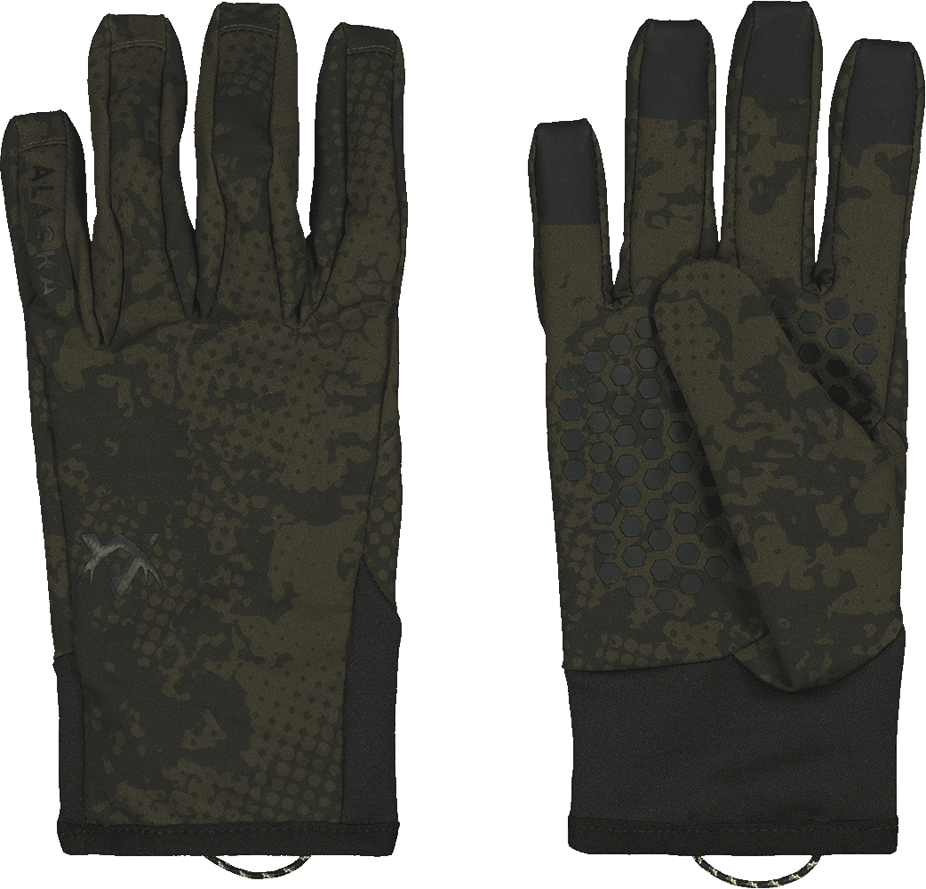 productImage: Alaska Chaser Stretch Gloves, Night Green Blur