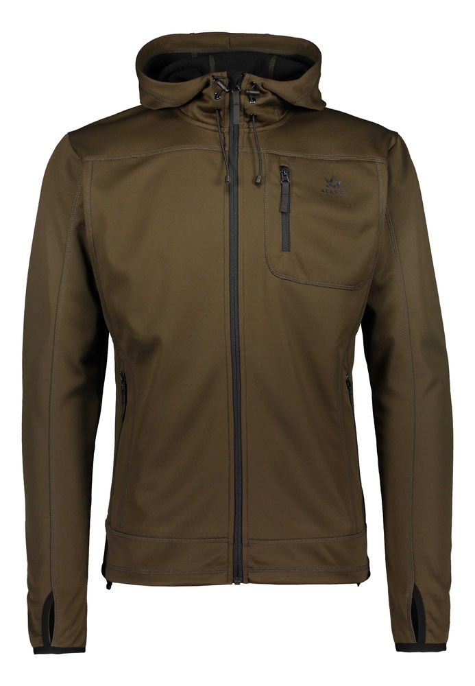 productImage: Alaska Sniper Ms Powerfleece Hoodie Moss Brown