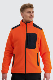 Dawson Safety Orange M Waterproof Fleece Jacket_top_6.jpg