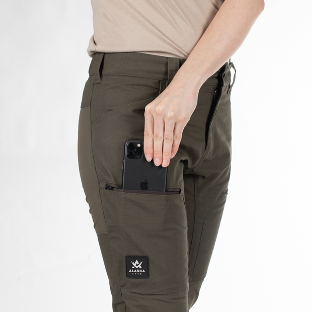 Trekking Lite Pro Ws Pant_Olive_530100_detail2 Normaali.png